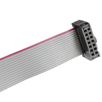Conector IDC 1,27mm 2,54mm paso blindado 6 12 14 16 20 24 44 50 64 Pin paso 2,54 conector IDC Cable plano