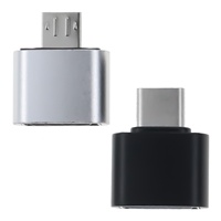 Adaptador USB 2,0 a tipo C para Android, nuevo convertidor OTG para teléfono con micrófono, ratón, lector de tarjetas, salida USB