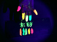 Peinture corporelle lumineuse fluorescente crème au néon Coloration liquide UV pour la peinture de visage de fête