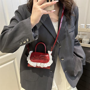 Bolso de Mano de Encaje Personalizado al por Mayor para Mujer, Nuevo, Fresco y Dulce, de un Solo Hombro, Bandolera, Moderno, Casual, Versátil, Pequeño - Product Image 5