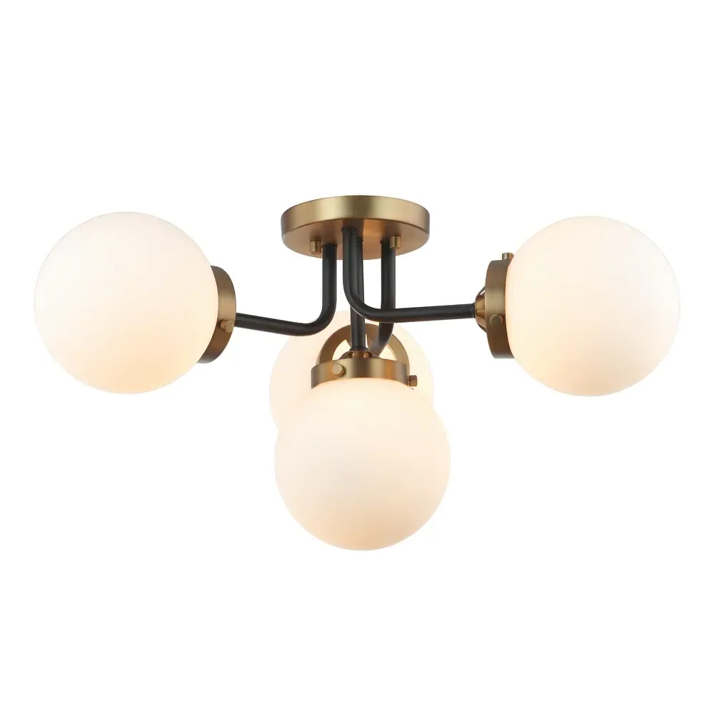Simple Ceiling Lamp Glass Shade Surface Mount Home Interior Lighting Led Ceiling Lights for Hallway Living Room Bathroom