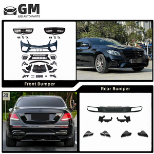 Kit de modification de pare-chocs en polypropylène amélioré pour <span class=keywords><strong>Mercedes</strong></span>-Benz Classe E W213 Facelift <span class=keywords><strong>AMG</strong></span> <span class=keywords><strong>E63</strong></span>, avec système d'aide au stationnement à visser, garantie 1 an - Product Image 2
