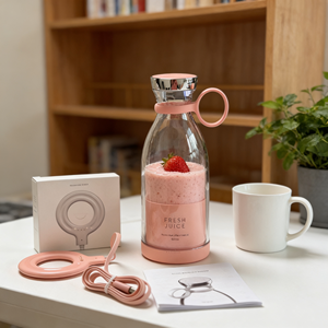 Licuadora Eléctrica Multifuncional con Motor de Alta Potencia <span class=keywords><strong>para</strong></span> Hacer Smoothies, Salsas, Comida <span class=keywords><strong>para</strong></span> Bebés, Licuadora Portátil <span class=keywords><strong>para</strong></span> Gimnasio en Casa - Product Image 1