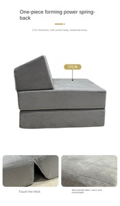 Divano Componibile Moderno con Rivestimento in Lino Grigio, Schiuma ad Alta Densità, Pieghevole <span class=keywords><strong>e</strong></span> Personalizzabile per Hotel <span class=keywords><strong>e</strong></span> <span class=keywords><strong>Casa</strong></span> - Product Image 4
