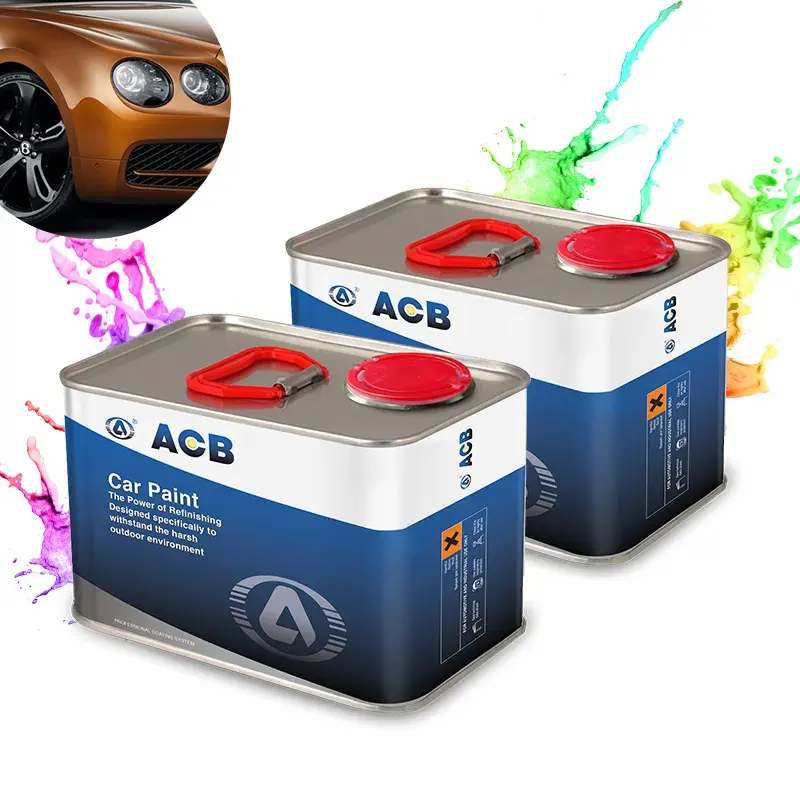 ACB Pintura Automotiva Fornecedor Da China Atacado Alto Conteúdo Sólido Car Body Filler 2k Car Primer