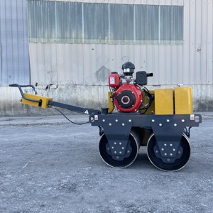 JY-600C 9 HP <span class=keywords><strong>mini</strong></span> nhựa đường Đôi bánh xe đường lăn rung xây dựng máy Đầm con lăn để bán - Product Image 5