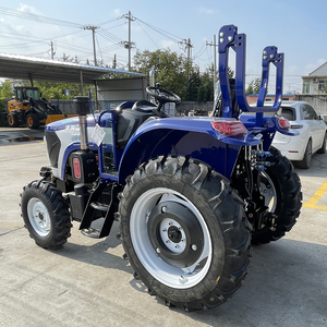 Giá rẻ nông nghiệp traktor bánh tu đa chức năng DIESEL 60hp 80hp bánh Máy kéo với loader - Product Image 5