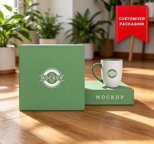 Customizable Paper <b>Mug</b> <b>Boxes</b> with Multi-Choice Box Structure Design OEM/ODM Brand Logo/Graphic Design All Shape Options - Product Image 1