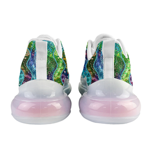 Coloré Style bohème colibri imprimer doux confort chaussures de course à coussin d'air femmes classique Tennis baskets livraison directe - Product Image 4