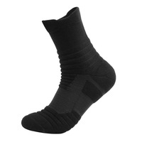 Chaussettes de sport athlétiques à cheville pour hommes et femmes, avec coussinets, soutien de la voûte plantaire, anti-ampoules, respirantes, pour le basketball, la course et l'entraînement