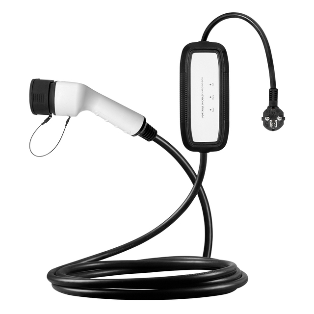3.5Kw Home EVSE Portable Electric Car Charger 10-32A Adjustable Current Type 2 IEC 62196 CE/TUV Certified New Condition