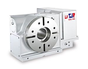 Centre d'usinage vertical CNC <span class=keywords><strong>TJR</strong></span> AR-170(H)/RTA-170(H) à 4 axes avec table rotative en acier inoxydable, servomoteur et contre-pointe à 4ème axe - Product Image 3