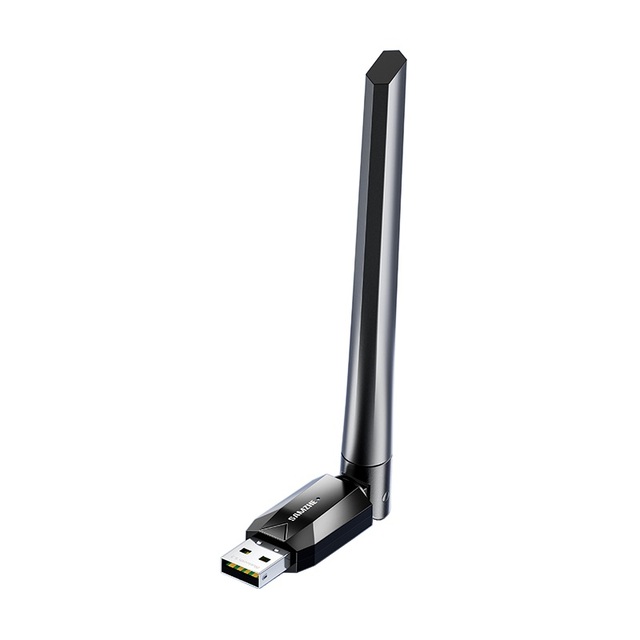 SAMZHE USB Bluetooth 5.3 Receiver USB-A Adapter Audio Receiver with External Antenna bluetooth Module with Usb for Earphone/PC