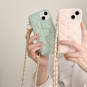 Sang Trọng Caviar Thẻ Túi Với Crossbody Dây Thiết Kế Trường Hợp Điện Thoại Cho <span class=keywords><strong>Iphone</strong></span> 11 12 13 14 15 16 17 Pro Max Chống-Mùa Thu Di Động Bao Gồm - Product Image 2