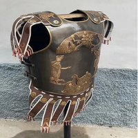 Mittelalterliche Römische Muskel-Rüstung Ritter-Brustpanzer Mit Rock & Schulterstück