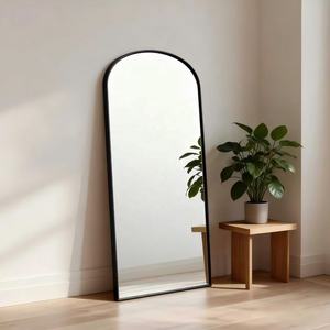 Большое современное напольное зеркало в форме арки — декоративная мебель для свадеб и торжеств - Product Image 4