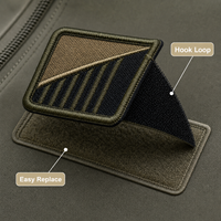 Badge brodé personnalisé éco-responsable à scratch (autocollant) motif fleur/cœur pour chapeaux, sacs à dos, vêtements de travail - Réutilisable, faible MOQ, direct usine