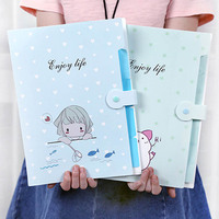 Porte-documents en plastique pour examens scolaires, organisateur multifonctionnel, fournitures de bureau, cadeau, design créatif
