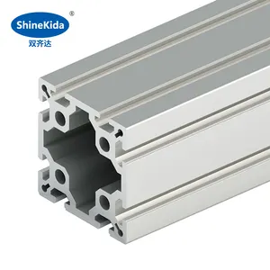 Extrusión de aluminio con ranura en T para impresora 3d, enrutador cnc, cortador láser, ranura en t, perfil estructural ob50100b