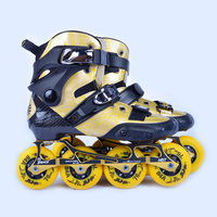 Patins à roulettes de slalom freestyle en fibre de carbone pour enfants et adultes, patins à roulettes en ligne pour hommes et femmes