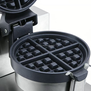 เครื่องทำวาฟเฟิลไฟฟ้าแบบหมุนได้ ตะแกรงสแตนเลส เครื่องทำวาฟเฟิลหัวเดียว เครื่องทำวาฟเฟิลทรงกลม - Product Image 4