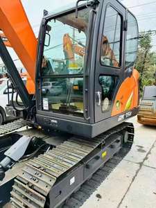 Mini-excavatrice d'occasion en excellent état DOOSAN DX75 7,5 tonnes, compacte, hydraulique, en promotion, de bonne qualité - Product Image 2
