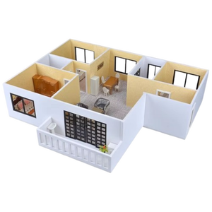 1:25 Échelle DIY Architectural Intérieur Section Dessin Fabriqué À La Main Modèle Résidentiel <span class=keywords><strong>Plan</strong></span> D'étage Miniature Paysage Modèle Ensembles - Product Image 2