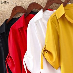 Blusa de Chifón Informal de Alta Calidad, Estilo Largo, Tallas Grandes para Mujer, Camisas Blancas Holgadas - Product Image 2