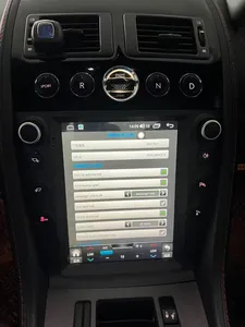 Layar Sentuh IPS 9.7 Inci untuk Aston Martin 2005-2015 dengan Penerima Audio FM AM Android Dash Navigasi Otomatis