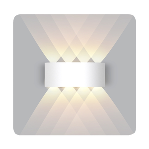 モダンなミニマリストLEDウォールライト2W-12Wプラスチックボディ防水屋内屋外ランプホテルガーデン用発光リニアライト - Product Image 4