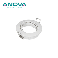 Spot LED MR16 Boîtier 75mm Découpe Downlight Frame avec Plafond Encastré Design Inclinable pour Application Mall