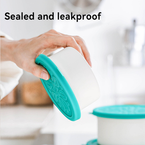 Tái Sử Dụng Thép Không Gỉ Vòng Ăn Trưa Bento Box Với Silicone Nắp Trẻ Em Snack <span class=keywords><strong>Container</strong></span> Đặt Ít Hộp Ăn Trưa Cho Thực Phẩm Lưu Trữ - Product Image 5