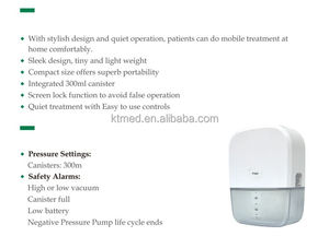 Máquina de Succión Hospitalaria KTMED, Máquina de Equilibrio de Humedad, Sistema NPWT, Aspirador Médico de Presión Negativa - Product Image 6