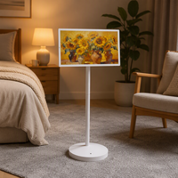 Écran tactile mobile de 32 pouces, téléviseur intelligent, téléviseur portable pour usage intérieur, vente directe d'usine en libre-service