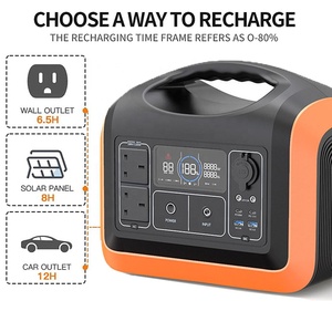 Fabricant chinois, Station d'énergie solaire extérieure, batterie Portable 1200w, avec panneau solaire - Product Image 6