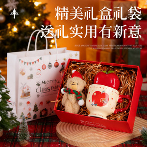 Creative <b>Christmas</b> Gift <b>Set</b> With Scented Candle Teddy Bear And <b>Mug</b> For Holiday Promotion - Product Image 4