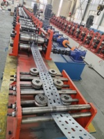 Ligne de production de machines de profilage pour supports photovoltaïques à commande PLC, pour la fabrication de montants et de cadres de support pour panneaux solaires