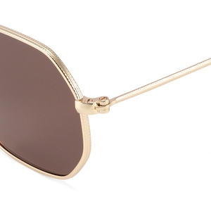 Gafas de Sol Retro con Marco Metálico y Lentes Degradadas, Unisex, Montura Completa, Estilo Rectangular, Casual, Protección UV para Adultos - Product Image 4