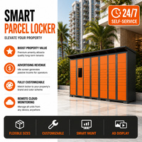 Casillero de Entrega de Paquetes con Cerradura Electrónica y Gestión Remota Inteligente que Mejora la Eficiencia de la Propiedad y la Calidad del Servicio Comunitario