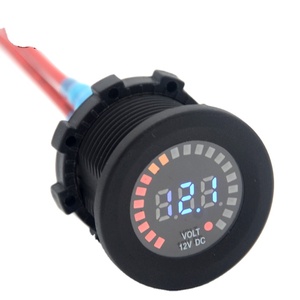 Indicador de Voltaje de 12V en Oferta, Voltímetro Digital Redondo - Product Image 3