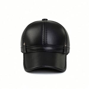 Gorra de Béisbol de Cuero para Hombre, Modelo 2024, Cálida para Invierno, Venta al Por Mayor - Product Image 4