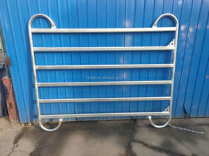 2022 Nhà Máy Trực Tiếp Hot Bán Thép Mạ Kẽm Sắt Vườn Hàng Rào Tấm 100 Bộ Động Vật Kim Loại Carton Gia Súc Hàng Rào <span class=keywords><strong>Trellis</strong></span>/Cổng - Product Image 5