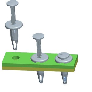 Yilushun Custom <b>Car</b> Plastic <b>Clips</b> Nylon Rivet Mold Development For Auto Fastener General Use - Product Image 1