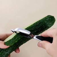 Handmatige multifunctionele 5-in-1 aardappel- en groenteschiller van zinklegering voor thuisgebruik