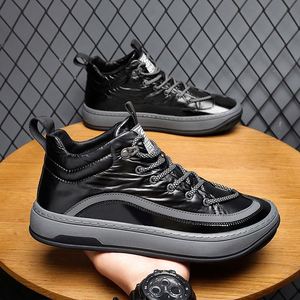 Men's Shoes Autumn and Winter Men's Shoes Sports New Down Cotton Warm Snow <b>Boots</b> Plus Down Padded Down Cloth Shoes - Product Image 2