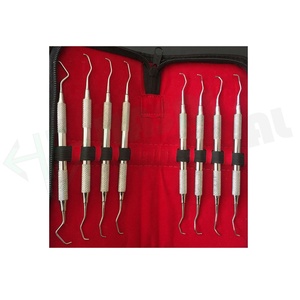 Juego de 8 curetas dentales Gracey de la mejor calidad, escalador periodontal de cálculo, escalador de acero inoxidable - Product Image 5