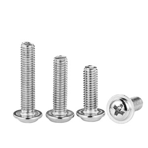 สกรูหัวกลมหกเหลี่ยม สแตนเลส M2 M3 M4 M5 M6 M8 M10 - Product Image 2