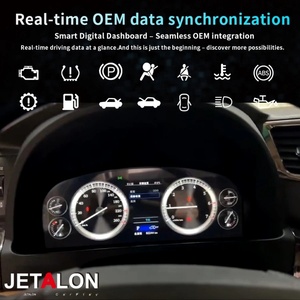 สำหรับ Toyota 4Runner ปี 2010-2022 แผงหน้าปัดดิจิตอล LCD พร้อม GPS มาตรวัดความเร็ว จอแสดงผลเสมือนจริง นาฬิกา วัดรอบเครื่องยนต์ - Product Image 6