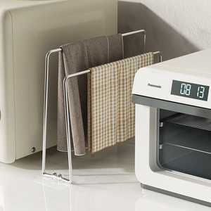 Portasciugamani da <span class=keywords><strong>Cucina</strong></span> e Bagno in Acciaio Inox a Doppio Ripiano, <span class=keywords><strong>Design</strong></span> Funzionale, Vendita all'Ingrosso - Product Image 2