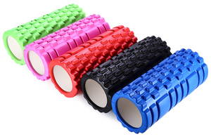 Huayi haute qualité Muscle Relax exercice à domicile prix usine grille personnalisée rouleau en mousse massant Eva Yoga rouleau en mousse pour l'exercice - Product Image 2